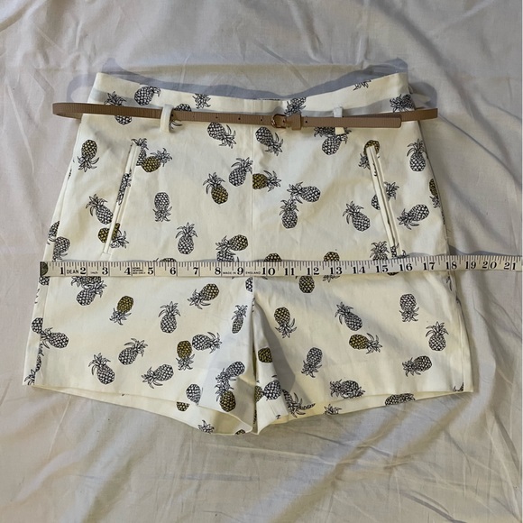 Zara | pineapple shorts with belt, S - Picture 9 of 12